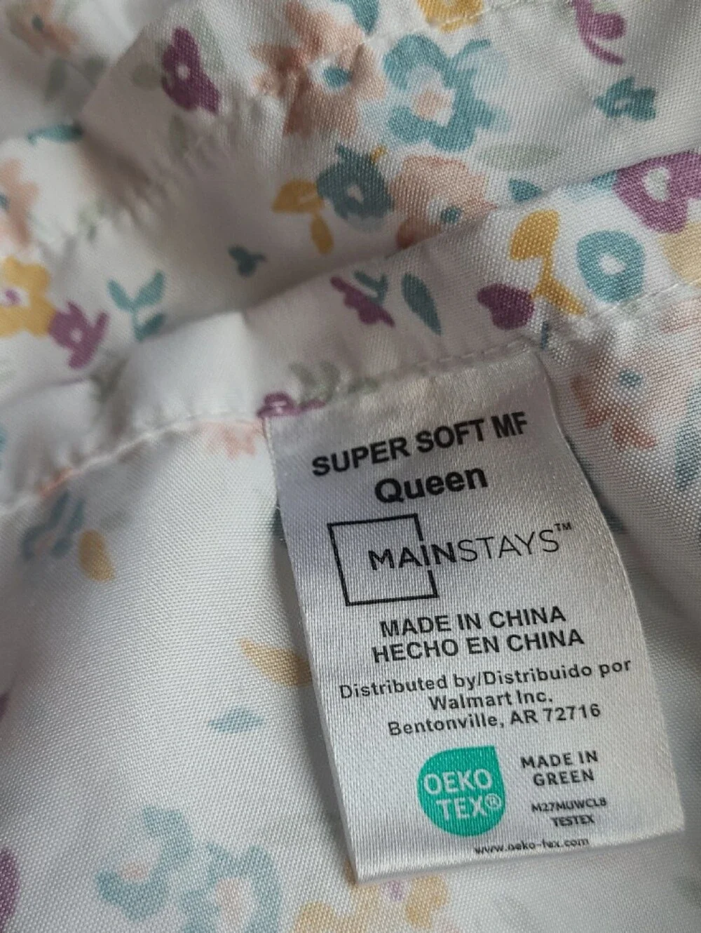 Mainstays Floral Print Sheet Set
